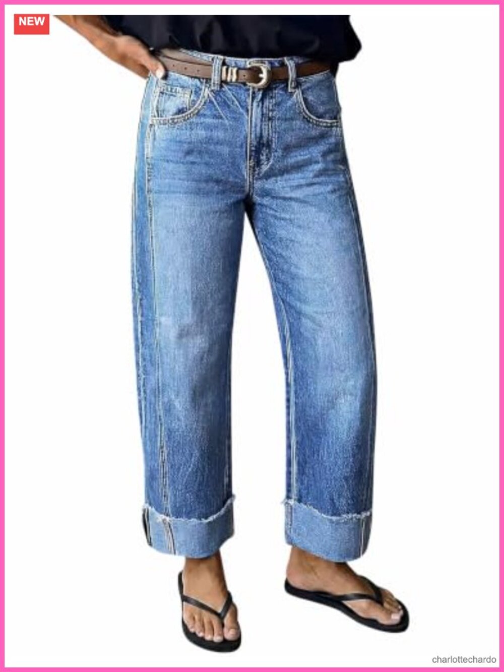 High Waisted Stretch Straight Leg Raw Hem Cropped Jeans